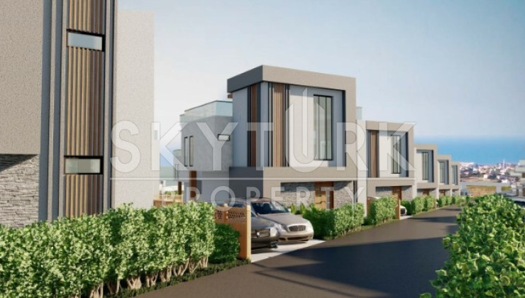 Ready to move villas with sea views in Buyukcekmece, Istanbul - Ракурс 7