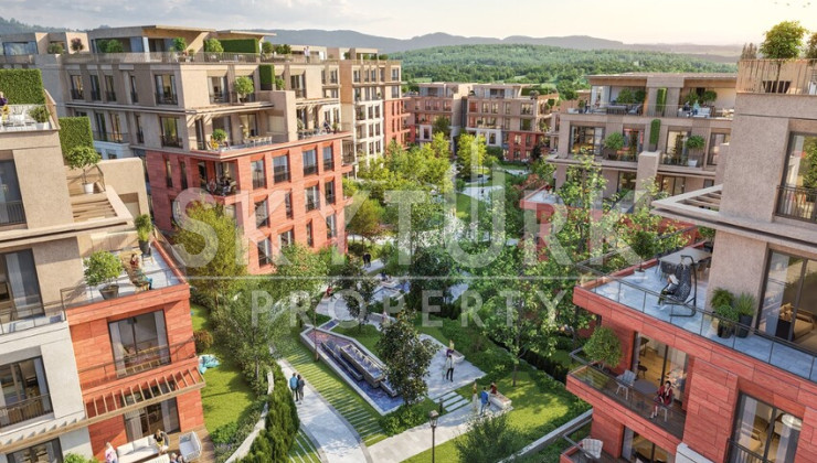 Luxury apartments with forest views in Gökturk, Istanbul - Ракурс 3