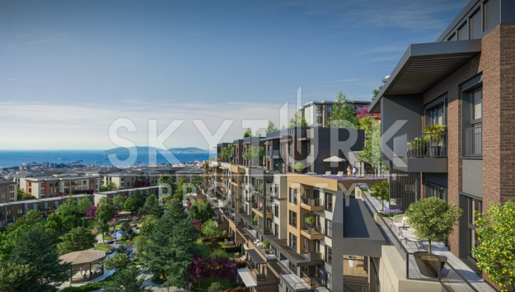 Apartments with sea views in Pendik area, Istanbul - Ракурс 11