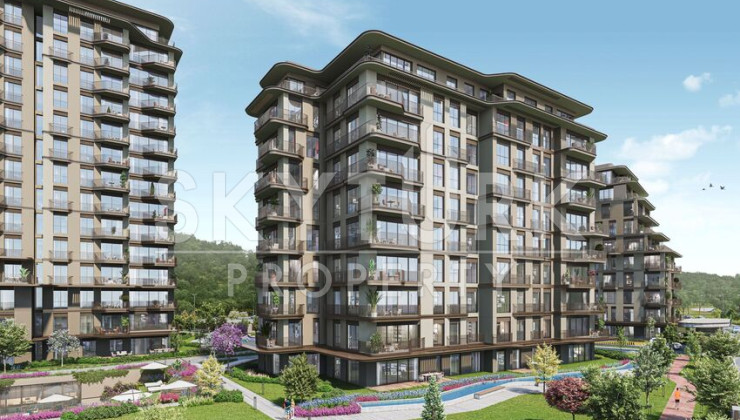 Spacious apartments with forest views in Sariyer, Istanbul - Ракурс 4