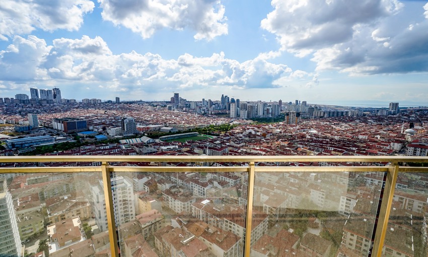 Апартаменты с видом на море готовые к переезду в районе Эсеньюрт, Стамбул - Ракурс 15