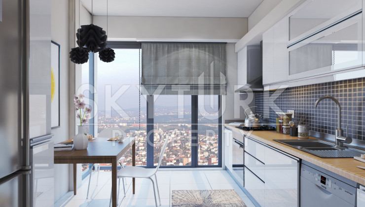 Комфортабельный жилой комплекс в районе Чамлыджа, Стамбул - Ракурс 13