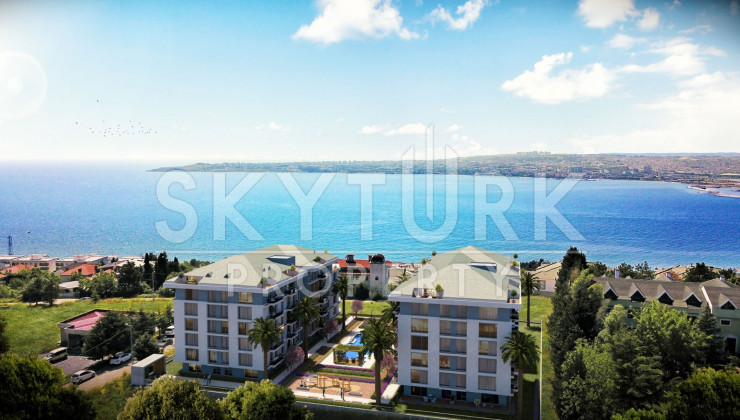 Комфортабельный жилой комплекс в районе Бююкчекмедже, Стамбул - Ракурс 9