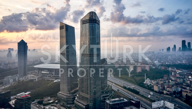 Резиденция-небоскрёб в районе Сарыер, Стамбул - Ракурс 8