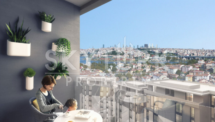 Комфортабельный жилой комплекс в районе Эйюп, Стамбул - Ракурс 27