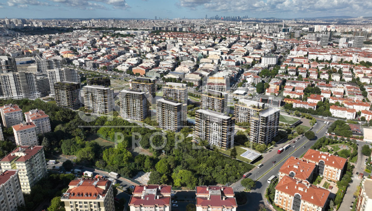 Комфортабельный жилой комплекс в районе Бахчелиэвлер, Стамбул - Ракурс 16