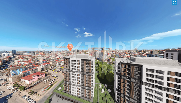 Современный жилой комплекс в районе Басин Экспресс, Стамбул - Ракурс 11