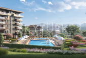 Comfortable residential complex in Kucukcekmece, Istanbul - Ракурс 15