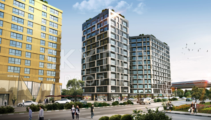 Современный жилой комплекс в районе Кючюкчекмедже, Стамбул - Ракурс 6