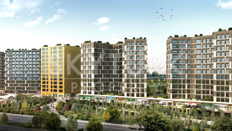 Modern residential complex in Kucukcekmece, Istanbul - Ракурс 16