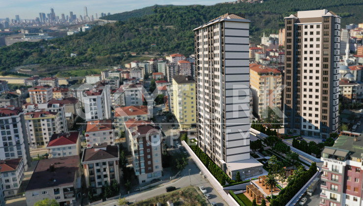 Многоэтажный жилой комплекс в районе Малтепе, Стамбул - Ракурс 3