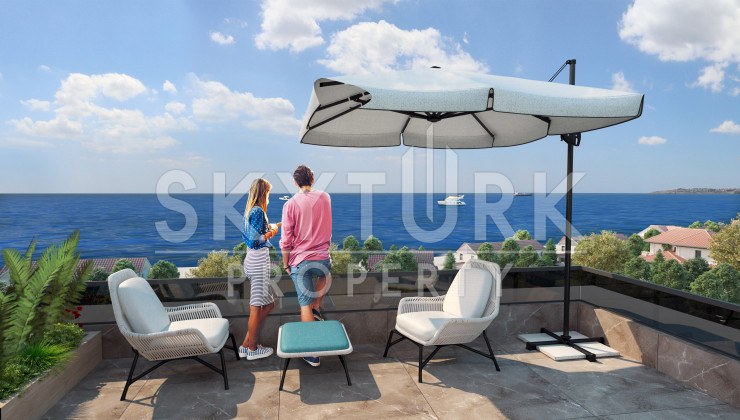 Жилой комплекс на берегу моря в районе Бююкчекмедже, Стамбул - Ракурс 13