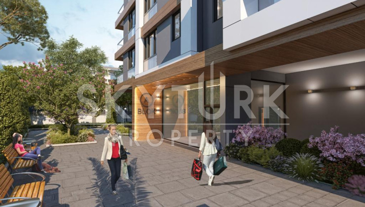 Cozy residential complex in Kucukcekmece, Istanbul - Ракурс 9
