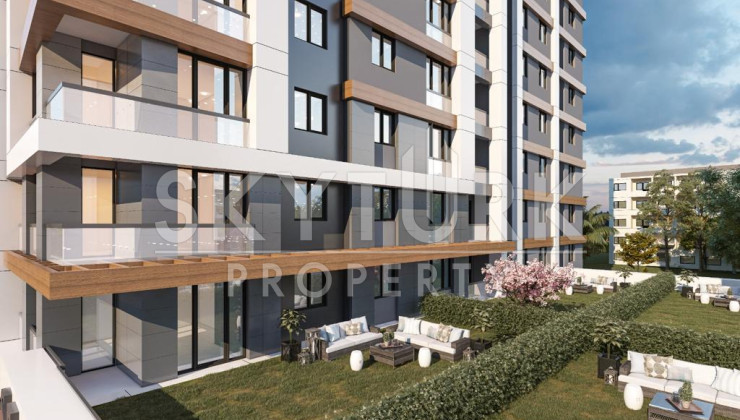 Cozy residential complex in Kucukcekmece, Istanbul - Ракурс 11