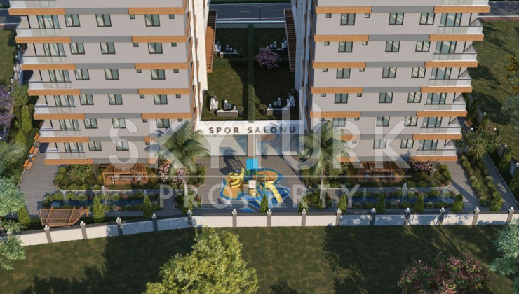 Cozy residential complex in Kucukcekmece, Istanbul - Ракурс 17