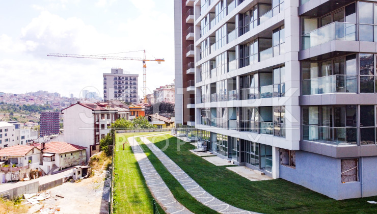 Комфортный жилой комплекс в районе Кагитане, Стамбул - Ракурс 10