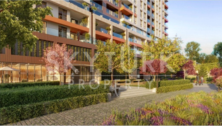 Comfortable residential complex in Umraniye, Istanbul - Ракурс 22