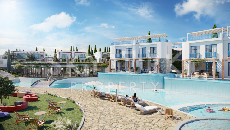 A grand residential project in Lapta area, Gırne, Northern Cyprus - Ракурс 1