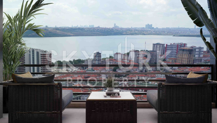 Комфортабельный жилой комплекс в районе Кючюкчекмедже, Стамбул - Ракурс 17
