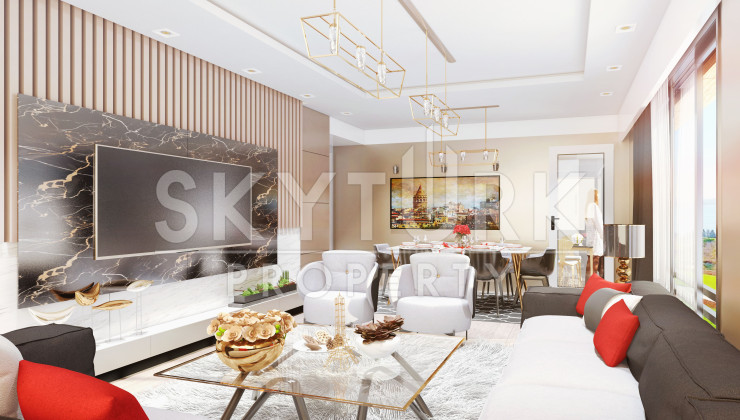 Comfortable residential complex in Kucukcekmece, Istanbul - Ракурс 29