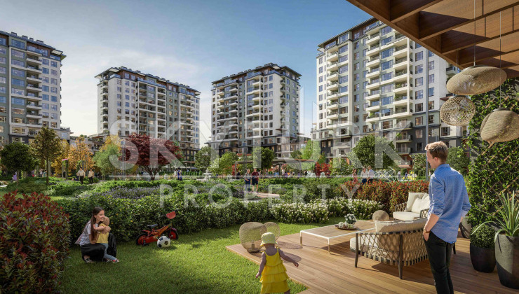 Комфортабельный жилой комплекс в районе Бейликдюзю, Стамбул - Ракурс 22
