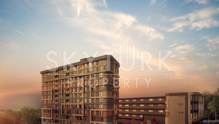 Комфортный жилой комплекс в районе Кючюкчекмедже, Стамбул - Ракурс 13