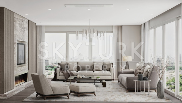 Роскошные квартиры со всеми удобствами в районе Сарыер, Стамбул - Ракурс 14