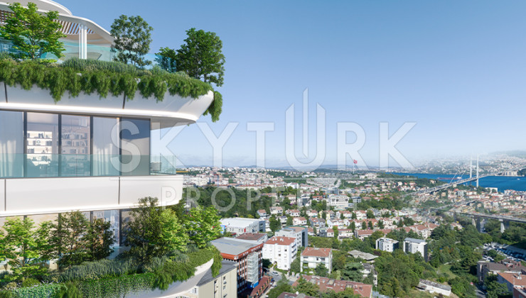 Люксовая жизнь с панорамным видом на Босфор в Бешикташ, Стамбул - Ракурс 3