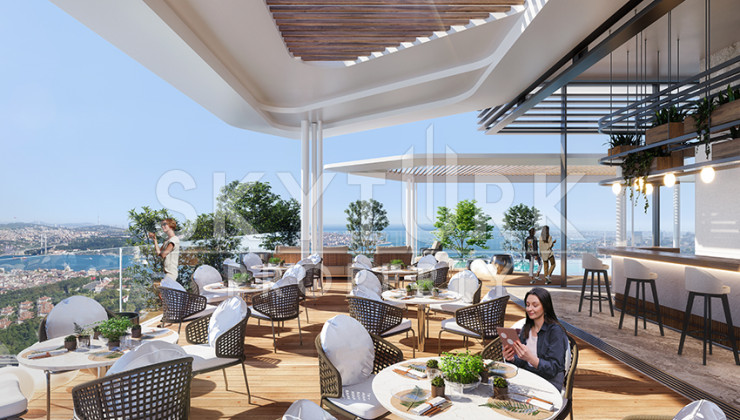 Luxurious living with a panoramic view of the Bosphorus in Besiktas, Istanbul - Ракурс 6