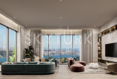 Люксовая жизнь с панорамным видом на Босфор в Бешикташ, Стамбул - Ракурс 9