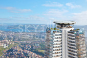 Люксовые квартиры в небоскребе расположенный в районе Сарыер, Стамбул - Ракурс 3