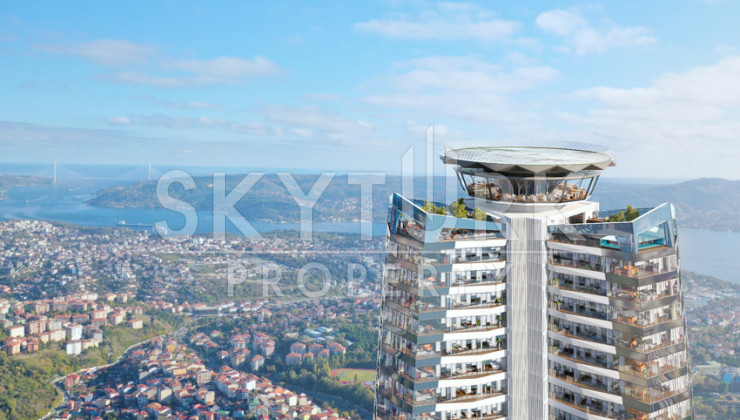 Luxury apartments in a skyscraper located in Sariyer, Istanbul - Ракурс 3