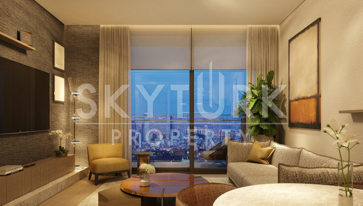 Люксовые квартиры в небоскребе расположенный в районе Сарыер, Стамбул - Ракурс 5