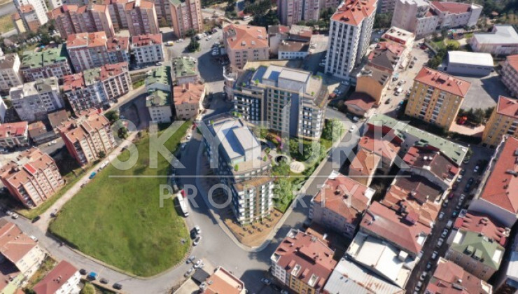 Жилой комплекс с панорамным видом на лес в районе Кягытхане , Стамбул - Ракурс 3