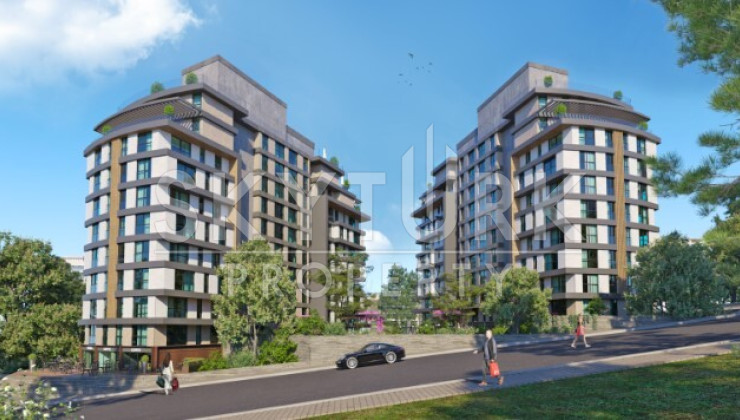 Residential complex with a panoramic view of the forest in Kyagythane, Istanbul - Ракурс 4