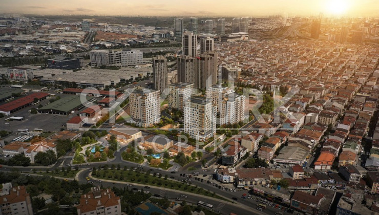 Жилой комплекс с полной инфраструктурой в районе Кючюкчекмедже, Стамбул - Ракурс 1