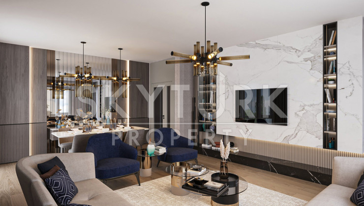 Spacious apartments with city views in Bahcesehir, Istanbul - Ракурс 7